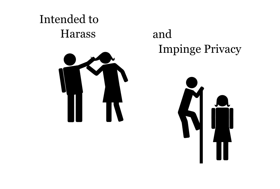 Harass Impinge Privacy Intended to and