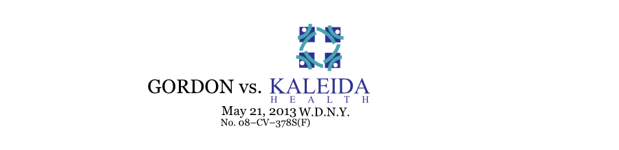 GORDON vs. May 21, 2013W.D.N.Y. No. 08CV378S(F)