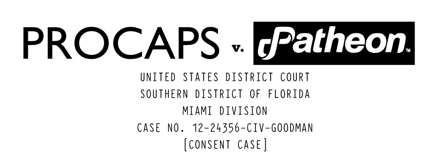 v. UNITED STATES DISTRICT COURT SOUTHERN DISTRICT OF FLORIDA MIAMI DIVISION CASE NO. 12-24356-CIV-GOODMAN [CONSENT CASE]